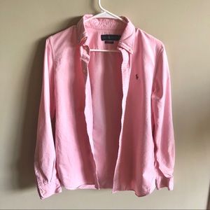 Pink Polo Ralph Lauren Button Up Shirt